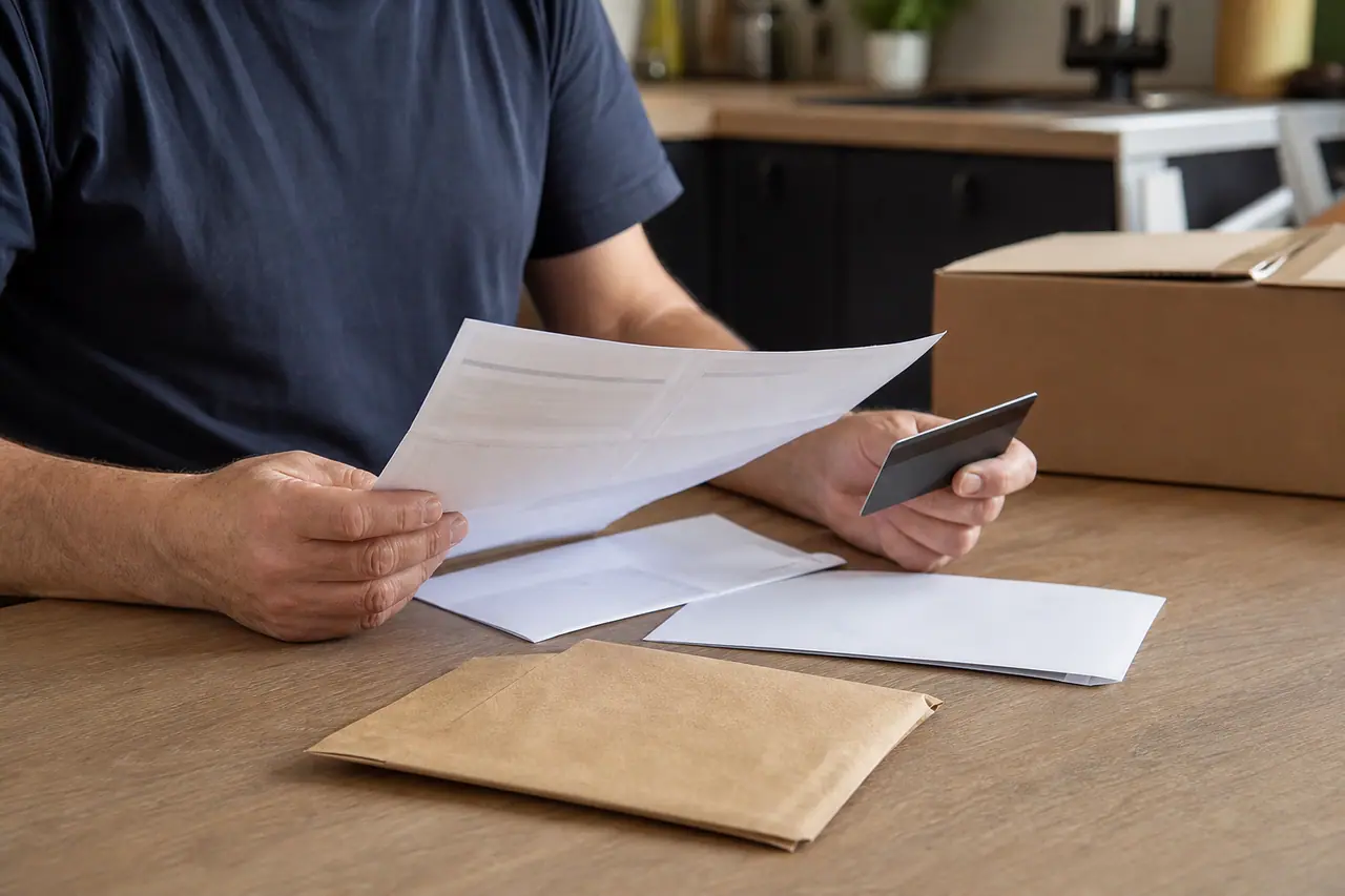 Particulier réunissant facture et preuve de paiement pour une commande non livrée